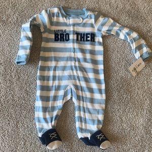 Newborn Little Brother Onesie NWT